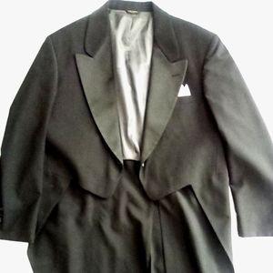 Christian Dior Tuxedo Jacket with Tails 44R and Tuxedo Pants